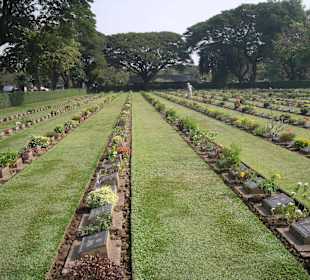 Friedhof sauber und gepflegt