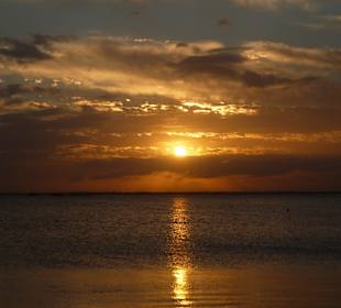 La Isla Terrasse an der Lagune - Sonnenuntergang
