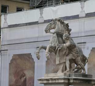 Beim Karajan-Platz und der Pferdeschwemme