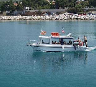 Das Boot von Vasiliadis Diving Club