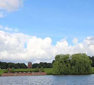 Der Stadtparksee / Wasserturm
