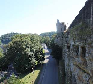 Felsformation wurden genutzt