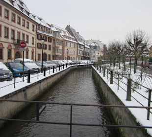 Altstadt Wissembourg im Winter