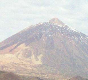 Teide vom Bus aus Fotografiert