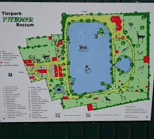 Übersicht über den Tierpark Petermoor