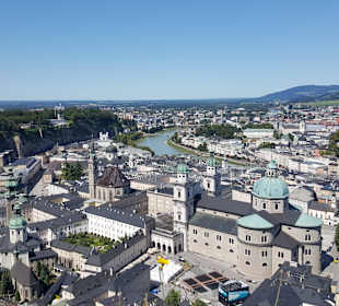 Blick über die Stadt Salzburg