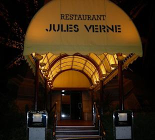 Eingang des  Top-Restaurants!