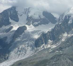 Blick vom Corvatsch auf 3'303 M.ü.M