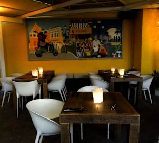 Abend auf der Terrasse