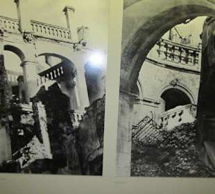 Kriegsbilder vom Schloss