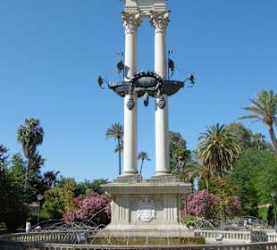 Denkmal Cristobal Colón in den Jardines de Murillo