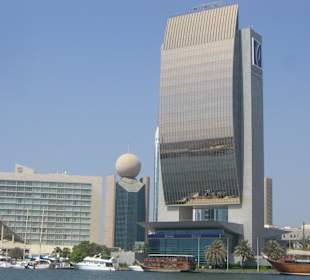 Skyline vom Creek aus