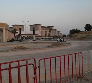 Baustelle am Einkaufszentrum