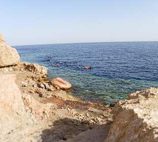 Schnorcheln am Rande des Blue Hole