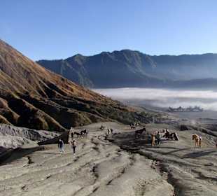 Aufstieg zum Mt. Bromo