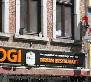 Zum Abendessen im Jogi Indian Restaurant in Aachen