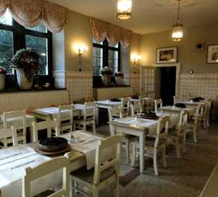 Blick in den Gastraum der Schlossküche