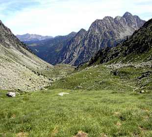Auf dem Weg zur Port de Rius - Montarto (2833 m)