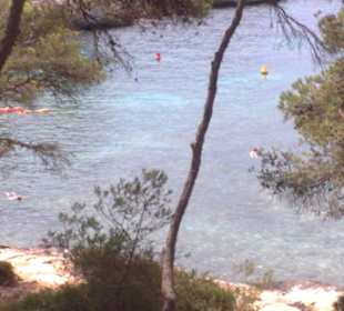 Blick zur Bucht