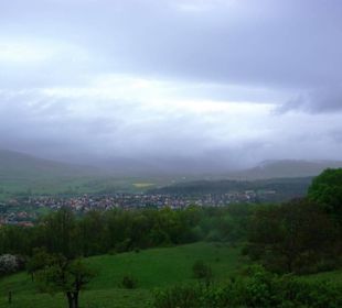 Ausblick auf die Gegend von oben