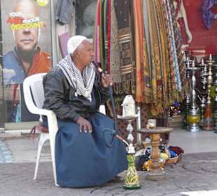 Händler in Sharm el Sheikh in der Nähe Naama Bay