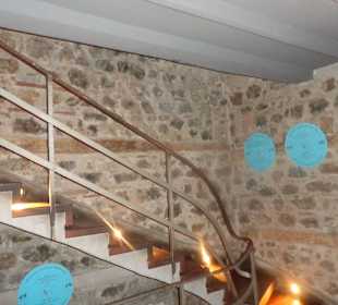 Das Treppenhaus im Turm