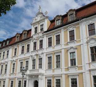 Das Landtagsgebäude von Sachsen-Anhalt am Domplatz