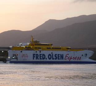 Ankunft Fred Olsen Express in Morro Jable