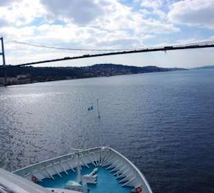 26.10.Rückfahrt von Jalta nach Santorin Durchfahrt 