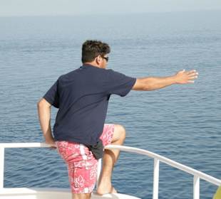 Samir von SimSim auf Delphintour