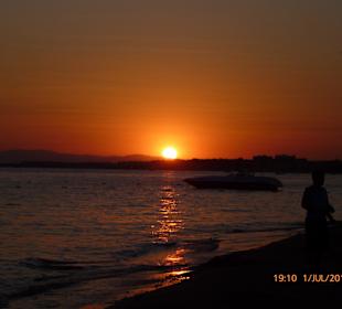 Geiler Sonnenuntergang