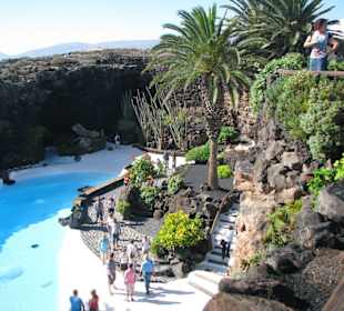 Treppe zum Casa de los Volcanes 