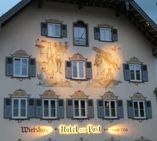 Das Hotel und Restaurant Zur Post in Ruhpolding