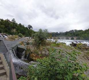 Am Rheinfall von Neuhausen bei Schaffhausen