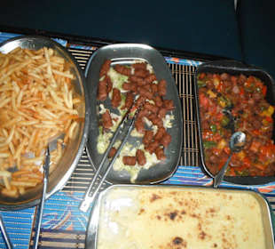 Mittagessen auf dem Boot