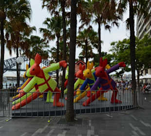 Neujahrsdeko am Circular Quay
