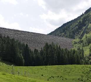 Staumauer Gepatschstausee