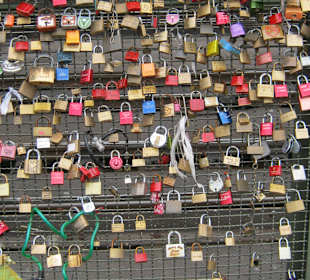 Auf der Hohenzollernbrücke