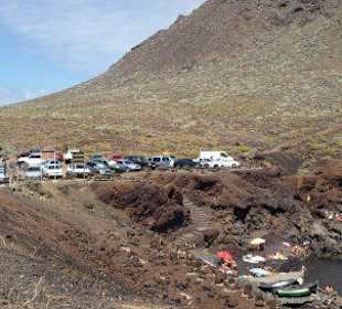 Der "Parkplatz" etwas überfüllt