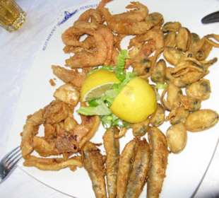 Talerz z owocami morza (mix frutti di mare)