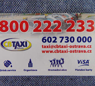 Kontaktdaten/ CB Taxi Ostrava