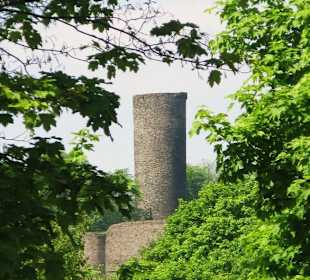 Der Bergfried der Burg Reifenberg