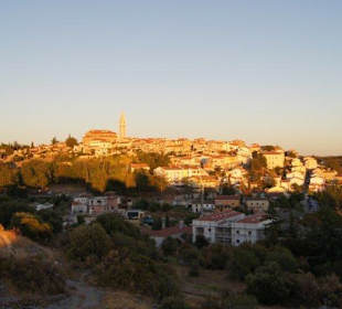 Vrsar von Steinbruch gesehen