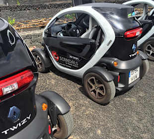 Sehr zu empfehlen eine Fahrt mit dem Twizy E-Auto