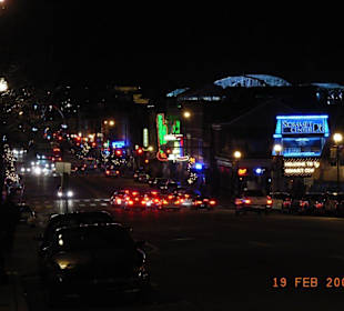 Nachtscene in Hotelnähe