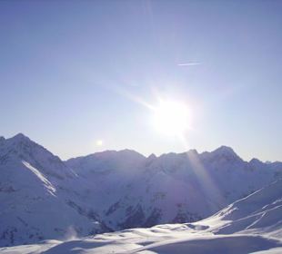 Ausblick im Skigebiet Kühtai