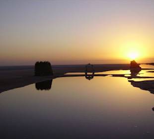 Chott El-Djerid im Sonnenaufgang