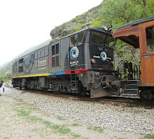 Die Lok wird umgespannt