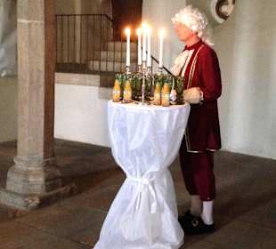 Telemann im Kloster während der Stadtführung