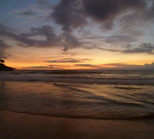 Sonnenuntergang am Strand
